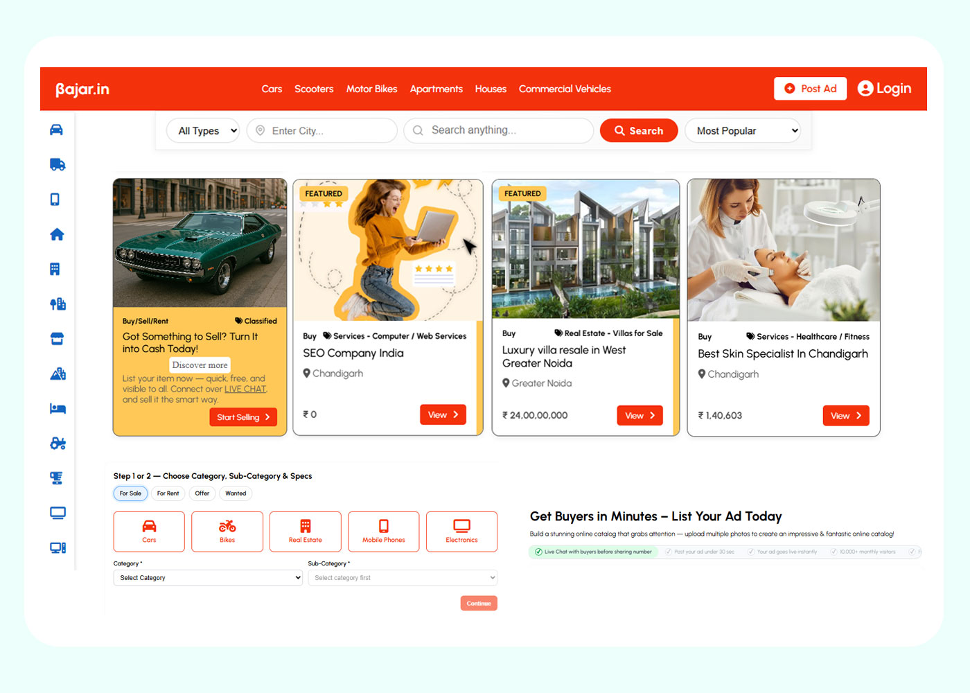 Online Classified Portal